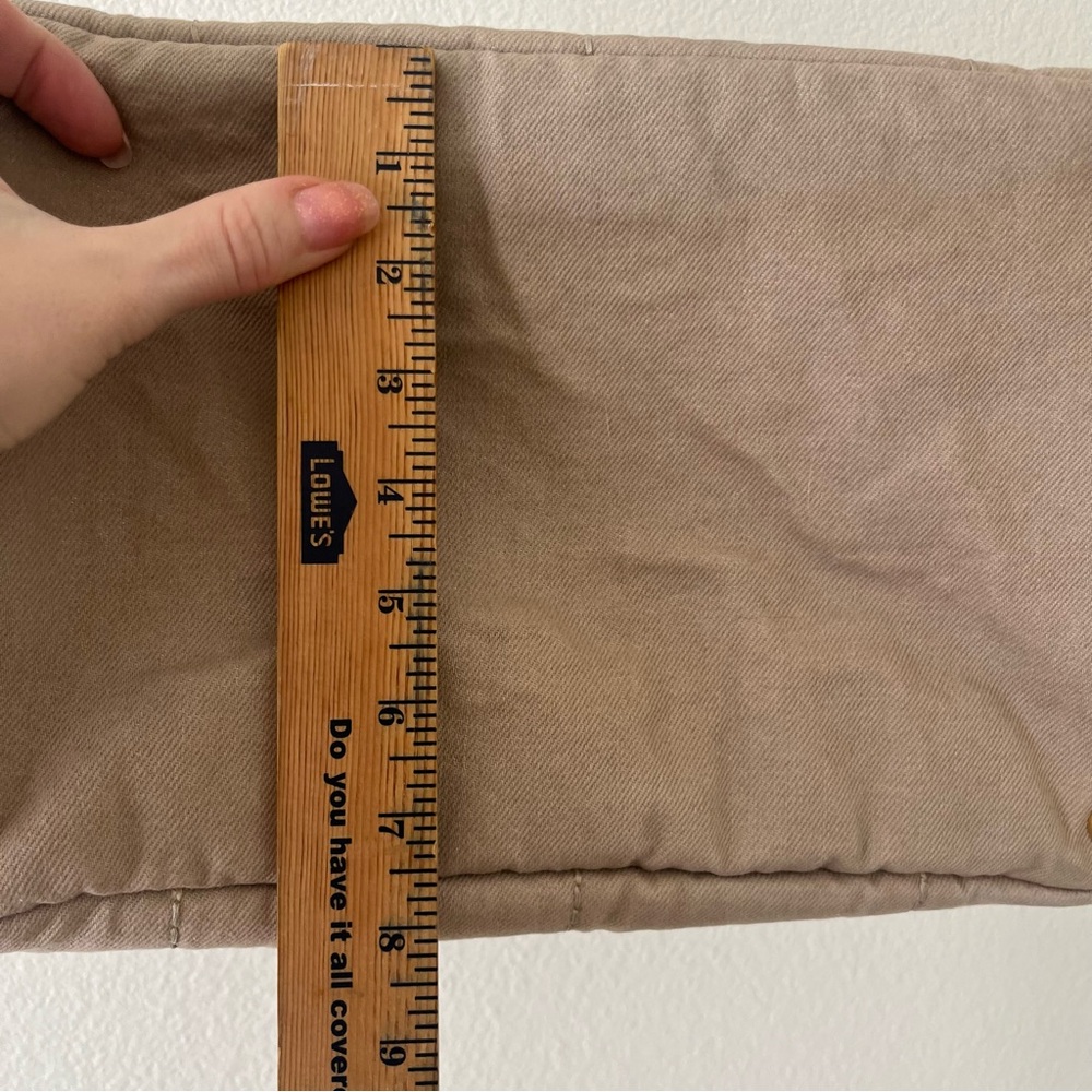 Prada Large Canapa Bag - Tan Canvas - computer /travel **Authentic - Picture 3 of 16
